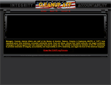 Tablet Screenshot of cleanupatf.org